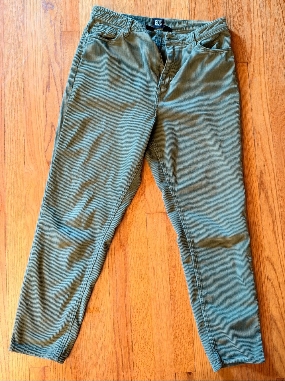 BDG Olive Green Corduroy Pants